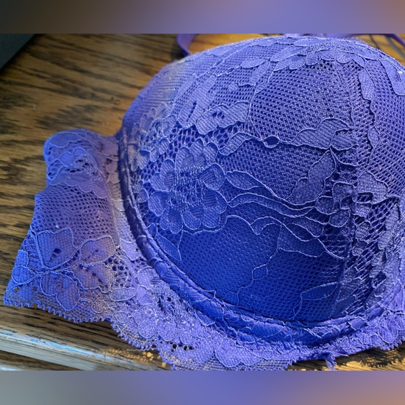 SO NWOT Elegant Purple Lace Bra - Picture 3 of 6